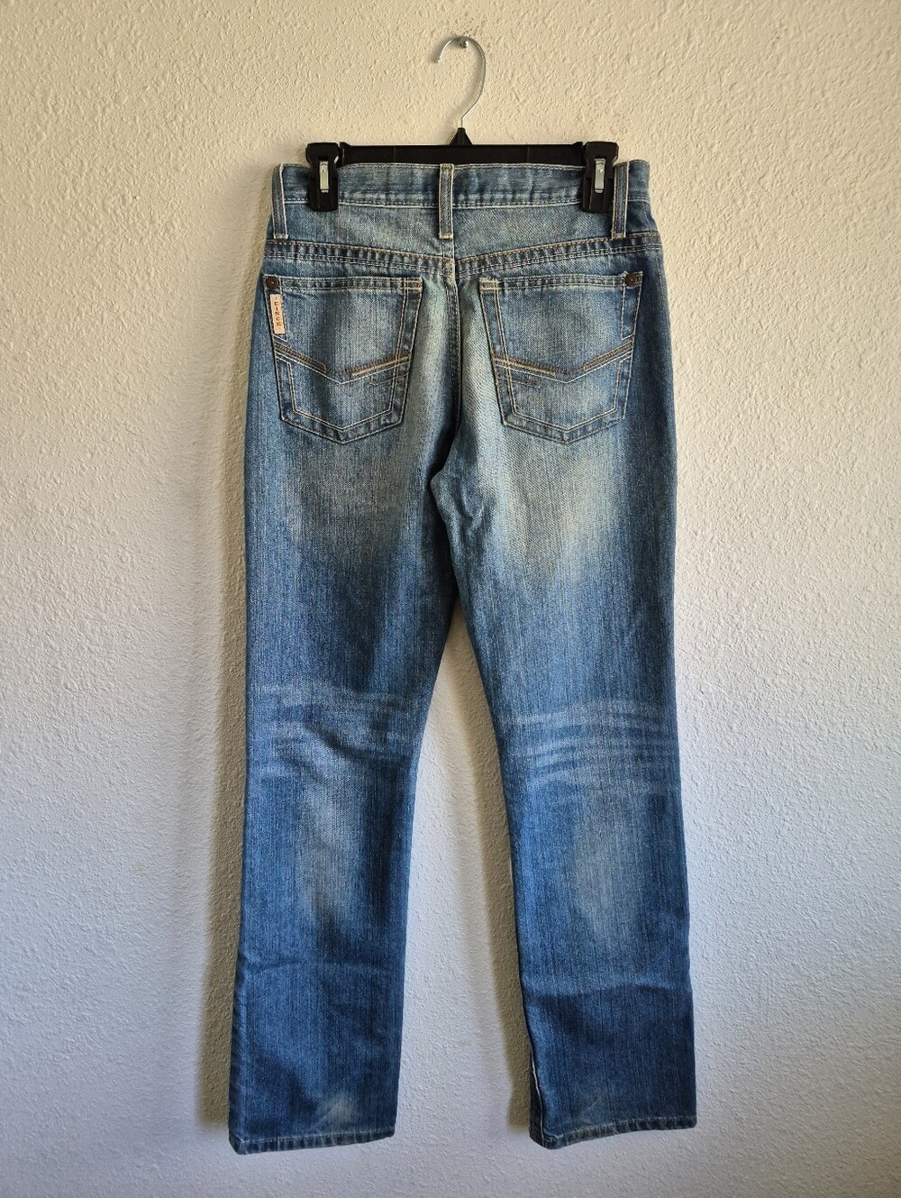 Cinch Grant Jeans Mens Size 27X34 Relaxed Fit Bootcut Blue